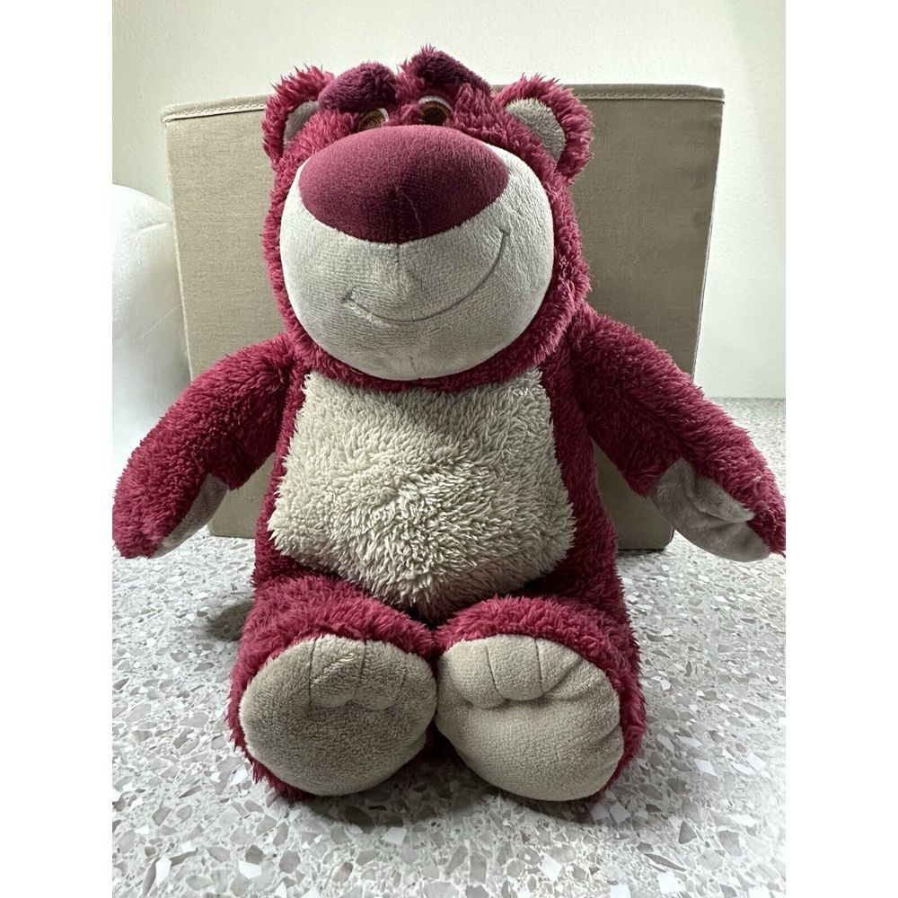 Disney Store Pixar‎ Toy Story Lotso Bear Strawberry Smell Plush BIG 16" Tall